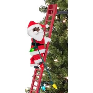 40" Super Climbing Plush Santa Christmas Home Decor